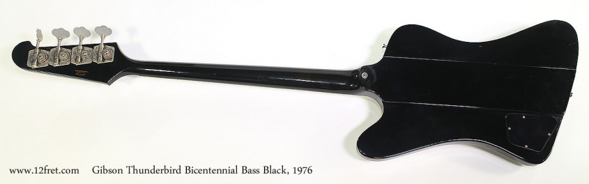 Gibson Thunderbird Bicentennial Bass Black, 1976 Full Rear View