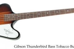 Gibson Thunderbird Bass Tobacco Burst, 2015 Full Front View