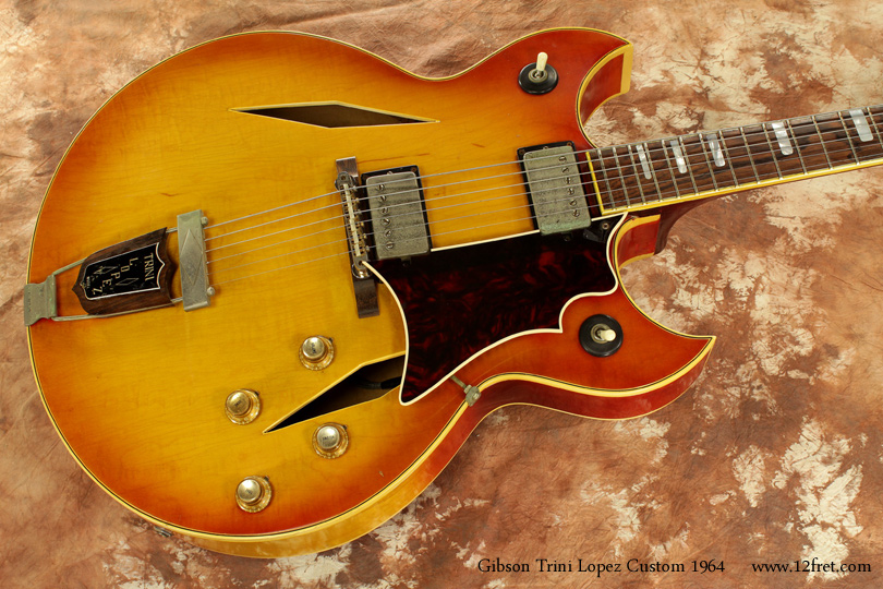 Gibson Trini Lopez Custom Sunburst 1964 top