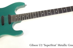 Gibson U2 'SuperStrat' Metallic Green, 1989 Full Front View