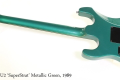 Gibson U2 'SuperStrat' Metallic Green, 1989 Full Rear View