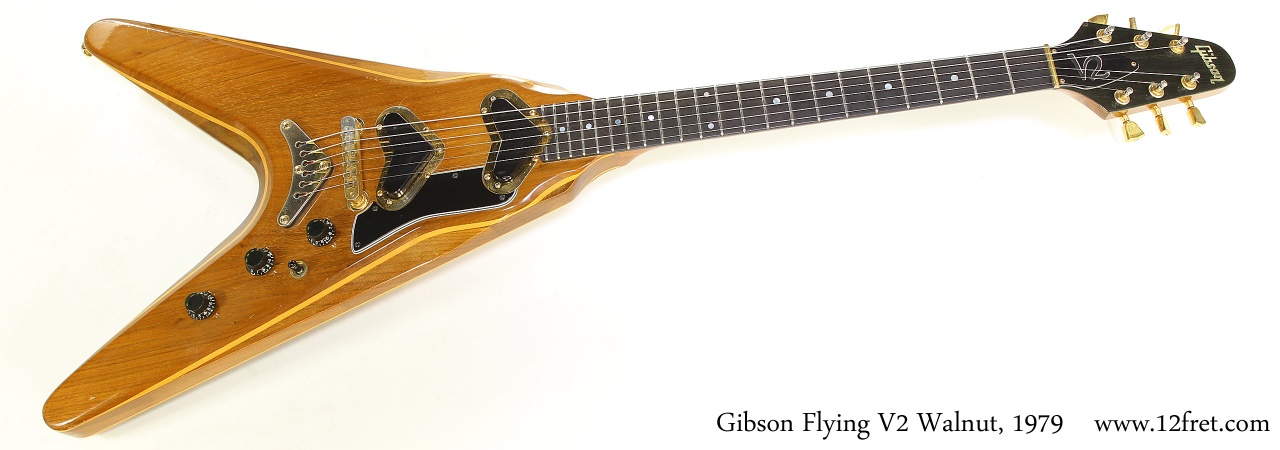 Gibson Flying V2 Walnut, 1979  Full Front View