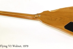 Gibson Flying V2 Walnut, 1979  Full Rear View