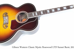 Gibson Western Classic Mystic Rosewood LTD Sunset Burst, 2015 Full Front View