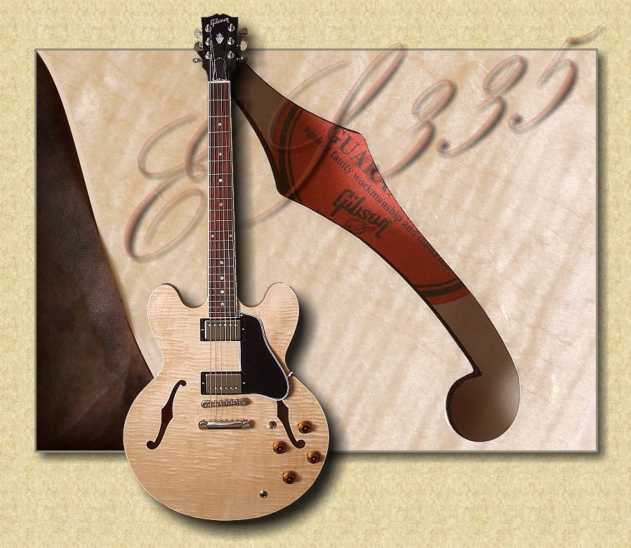 Gibson es 335 figured natural hotsell