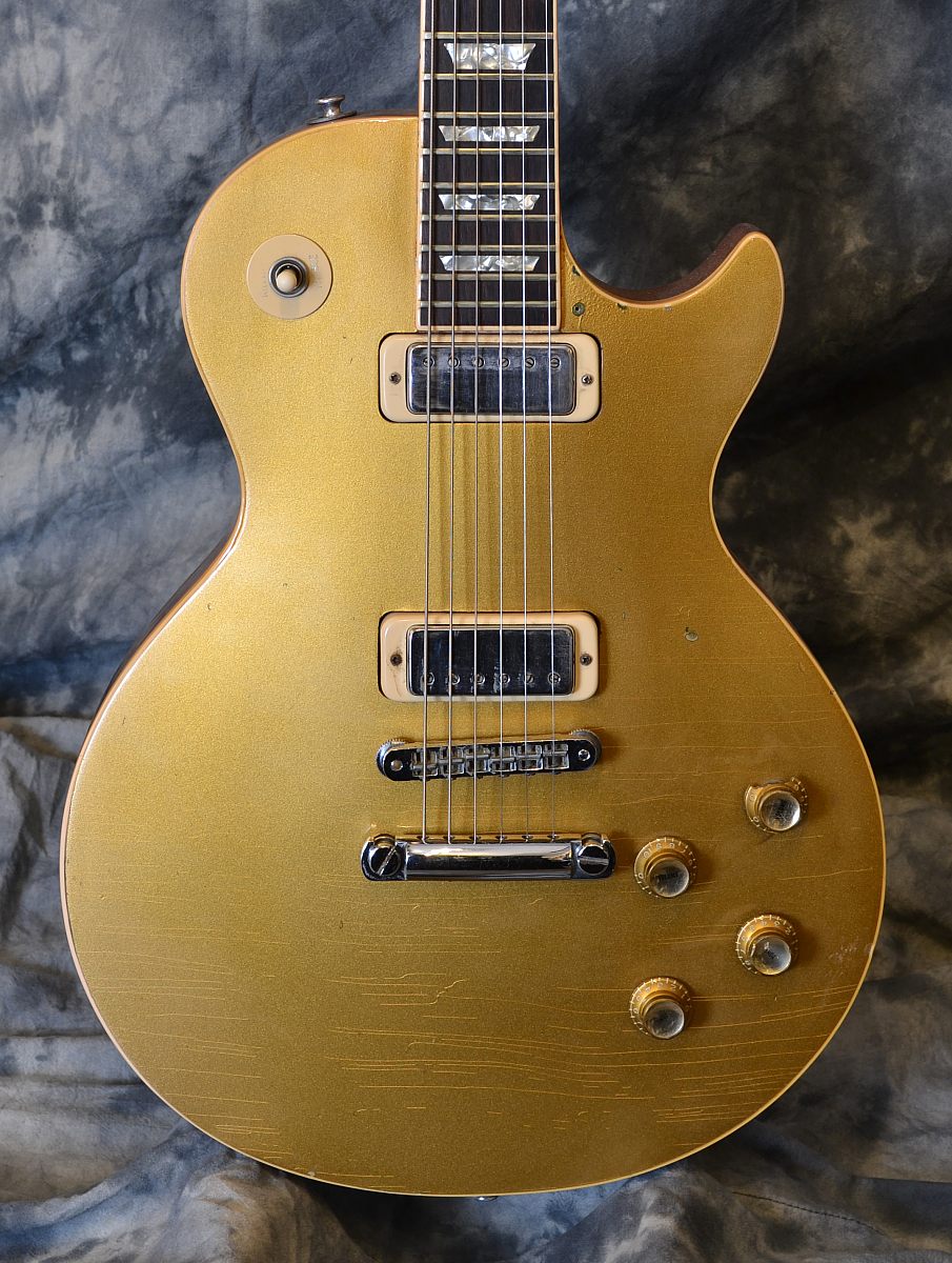 Gibson_Les Paul Deluxe Goldtop_1976(C)_top