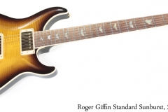 Roger Giffin Standard Sunburst, 2004 Full Front View