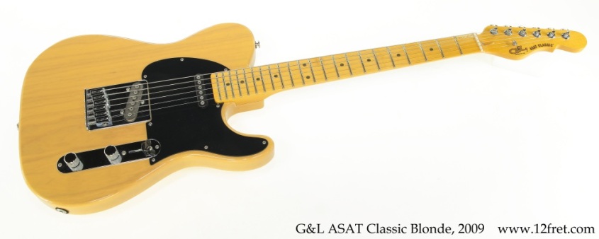 G&L ASAT Classic Blonde, 2009 Full Front View