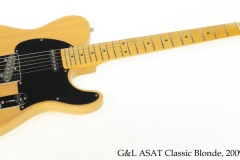 G&L ASAT Classic Blonde, 2009 Full Front View