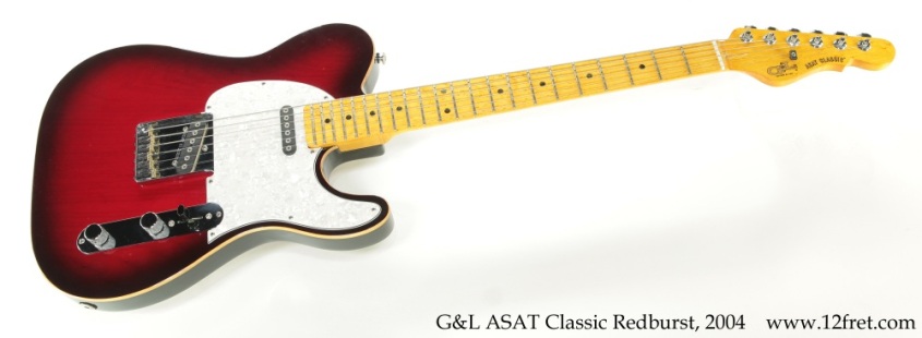 G&L ASAT Classic Redburst, 2004 Full Front View