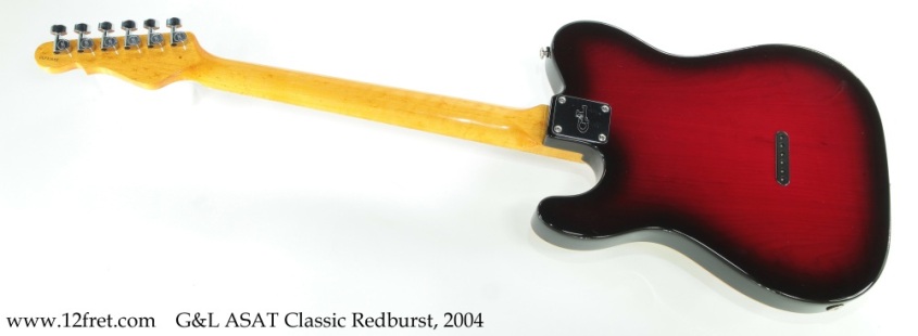 G&L ASAT Classic Redburst, 2004 Full Rear View