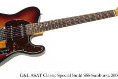 G&L ASAT Classic Special Build Sunburst, 2004 Full Front View