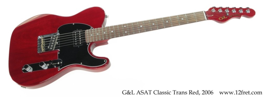 G&L ASAT Classic Trans Red, 2006 Full Front View