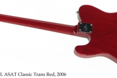 G&L ASAT Classic Trans Red, 2006 Full Rear View