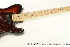 G&L ASAT Solidbody Electric Sunburst, 2002   Full Front  View