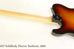 G&L ASAT Solidbody Electric Sunburst, 2002   Full Rear View