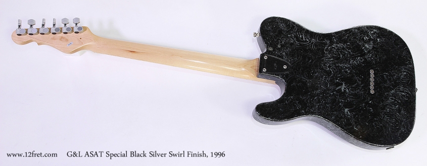 G&L ASAT Special Black Silver Swirl Finish, 1996 Full Rear View