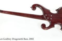 Les Godfrey Dragonetti Bass, 2002 Full Rear View