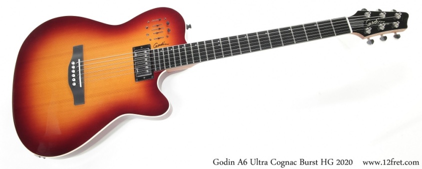 Godin A6 Ultra Cognac Burst HG 2020 Full Front View