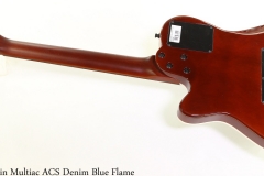 Godin Multiac ACS Denim Blue Flame Full Rear View