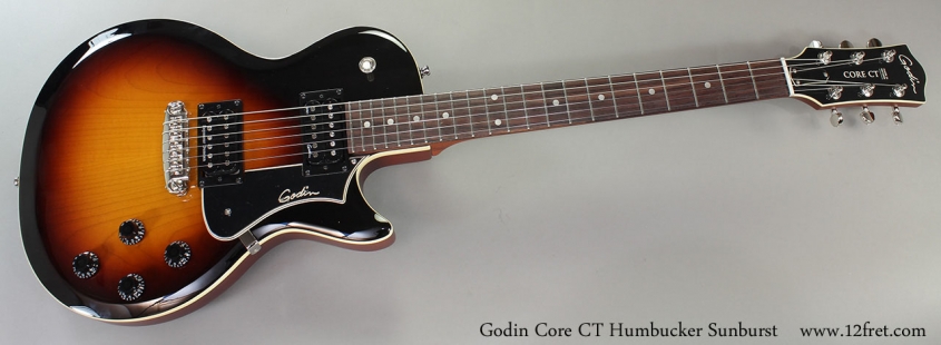 Godin Core CT Humbucker Sunburst Full Front View