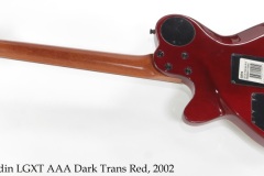 Godin LGXT AAA Dark Trans Red, 2002 Full Rear View