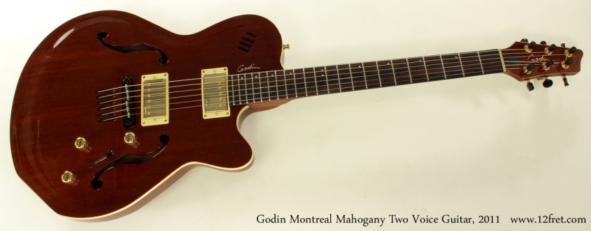 Godin Montreal Mahogany Two Voice 2011 full front view