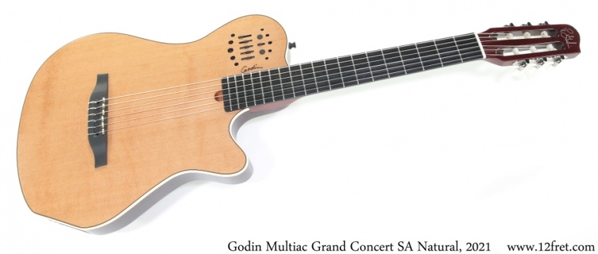 Godin Multiac Grand Concert SA Natural, 2021 Full Front View