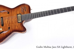 Godin Multiac Jazz SA Lightburst, 2003 Full Front View