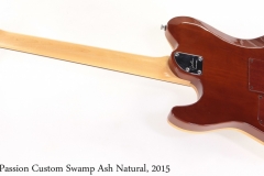 Godin Passion Custom Swamp Ash Natural, 2015 Full Rear View