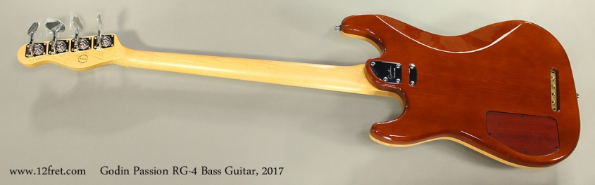 Godin Passion RG-4 Bass Guitar, 2017 Full Rear View