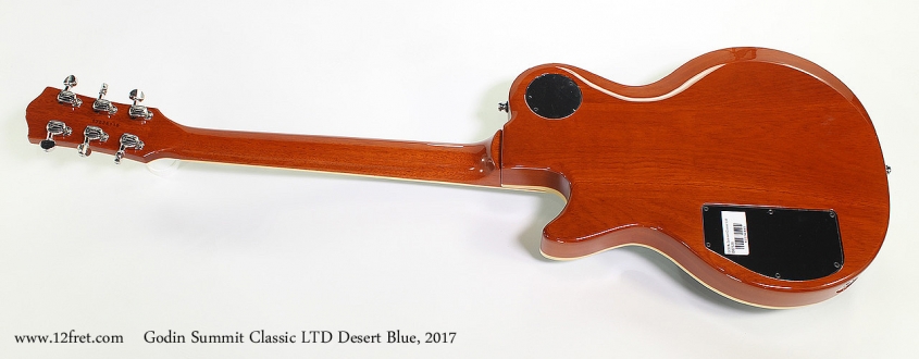 Godin Summit Classic LTD Desert Blue, 2017 Full Rear View