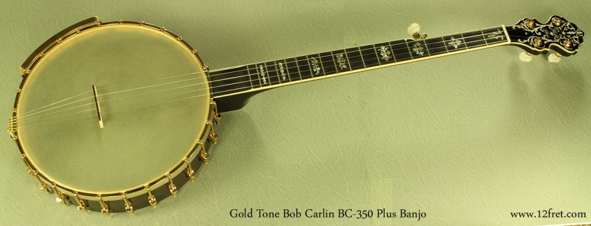 Gold Tone Bob Carlin BC-350 Plus full front