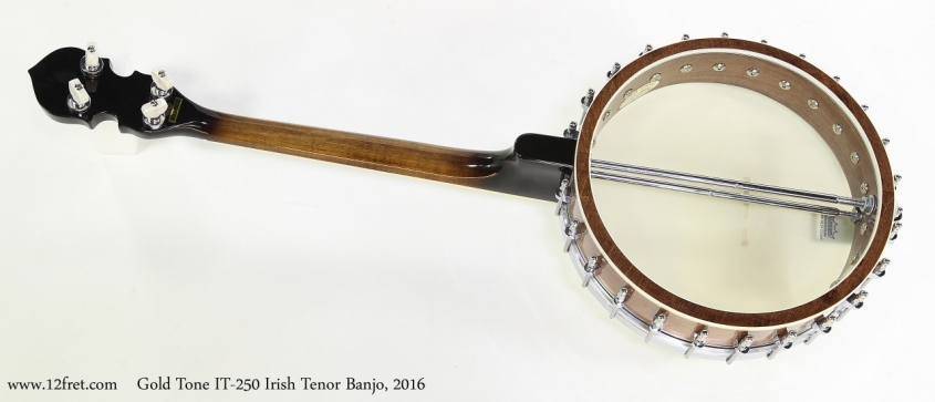 Gold Tone IT-250 Irish Tenor Banjo, 2016   Full Rear View