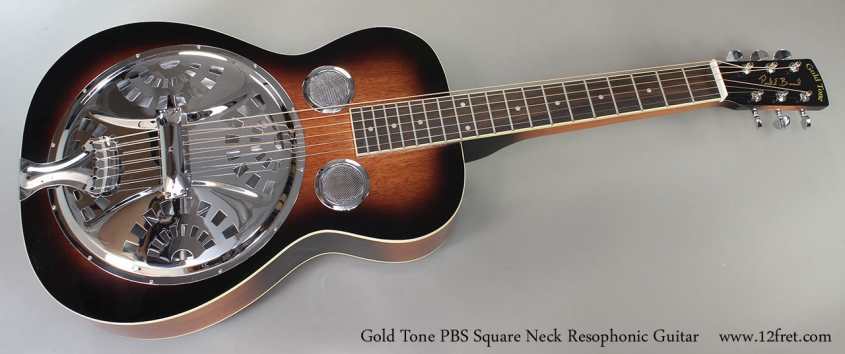 Gold Tone PBS Square Neck Resophonic Guitar Full Front View