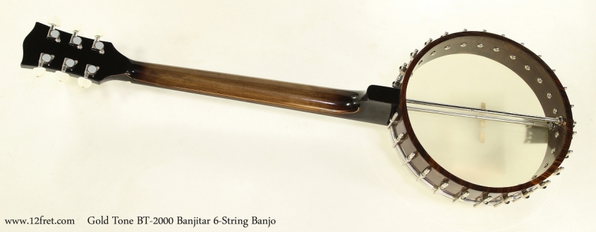 Gold Tone BT-2000 Banjitar 6-String Banjo Full Rear View