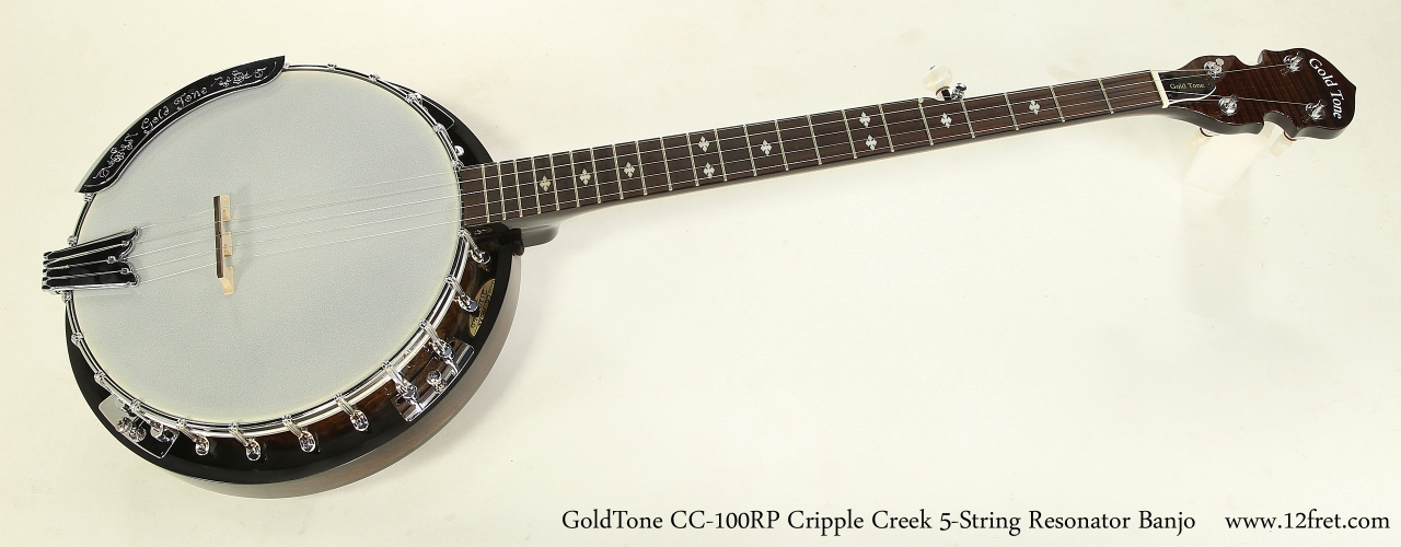 GoldTone CC-100RP Cripple Creek 5-String Resonator Banjo  Full Front View