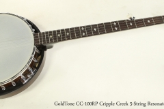GoldTone CC-100RP Cripple Creek 5-String Resonator Banjo  Full Front View