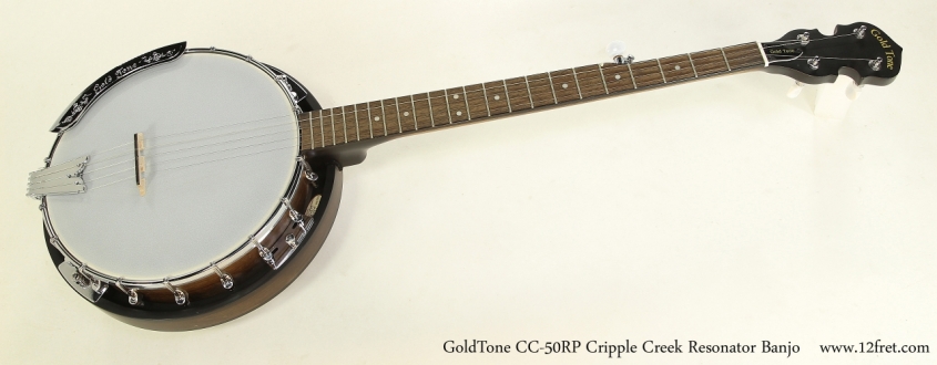 GoldTone CC-50RP Cripple Creek Resonator 5-String Banjo  Full Front View