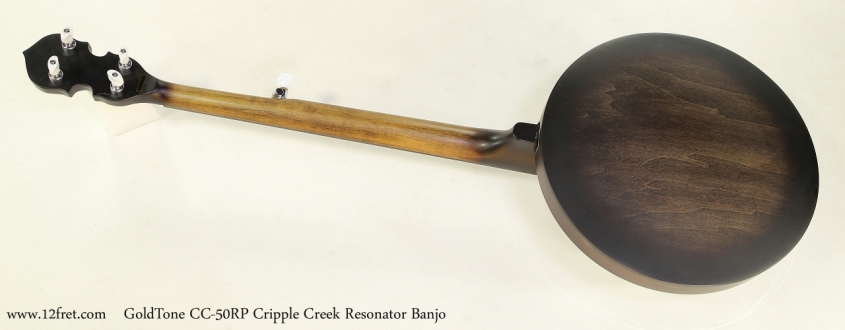 GoldTone CC-50RP Cripple Creek Resonator 5-String Banjo  Full  Rear View