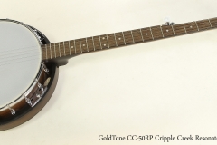 GoldTone CC-50RP Cripple Creek Resonator 5-String Banjo  Full Front View