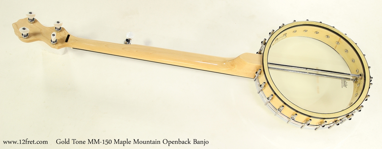 Gold Tone MM-150 Maple Mountain Openback 5-String Banjo Full Rear VIew
