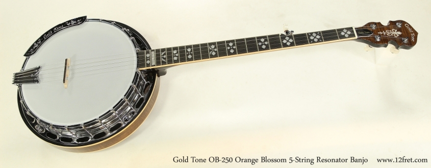 Gold Tone OB-250 Orange Blossom 5-String Resonator Banjo  Full Front View