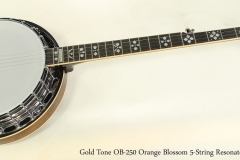 Gold Tone OB-250 Orange Blossom 5-String Resonator Banjo  Full Front View