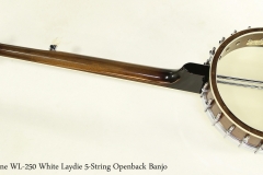 Gold Tone WL-250 White Laydie 5-String Openback Banjo  Full Rear VIew