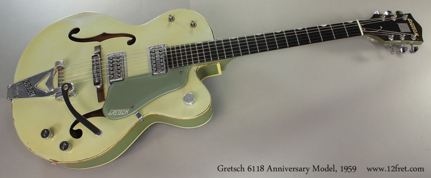 Gretsch 6118 Anniversary Model, 1959 Full Front View