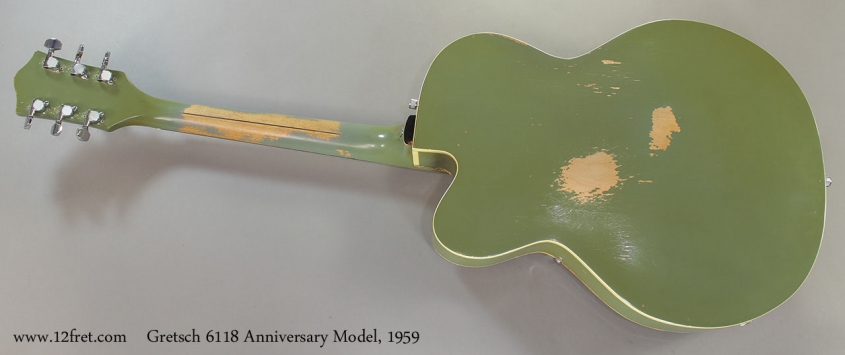 Gretsch 6118 Anniversary Model, 1959 Full Rear View