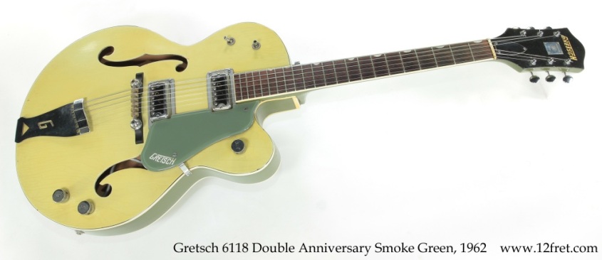 Gretsch 6118 Double Anniversary Smoke Green, 1962 Full Front View