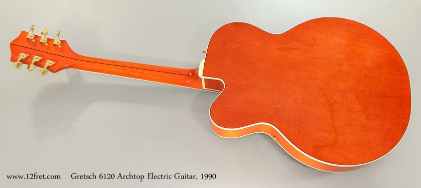 Gretsch 6120 Archtop Electric Guitar, 1990 Full Rear View