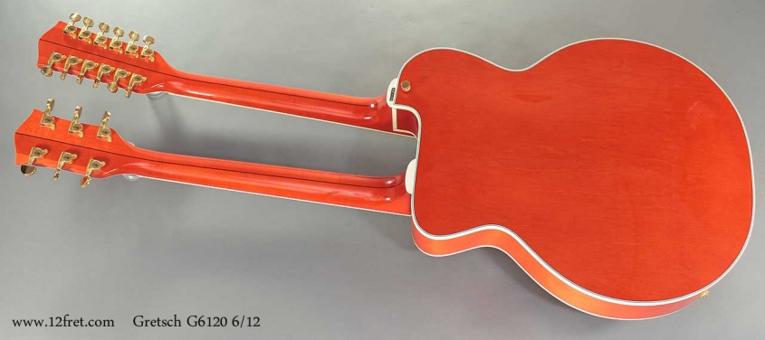 Gretsch Nashville G6120 6 - 12 Doubleneck full rear view